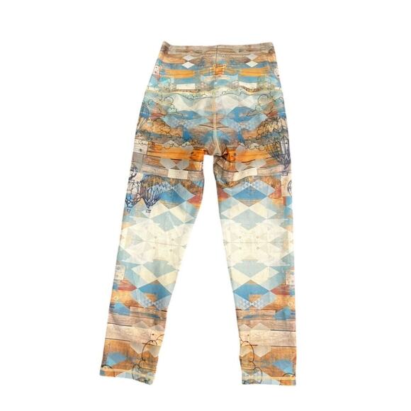 Niyama Sol Beachcomber Odelay Beck Hot air balloon crop leggins capris size S - Picture 2 of 4